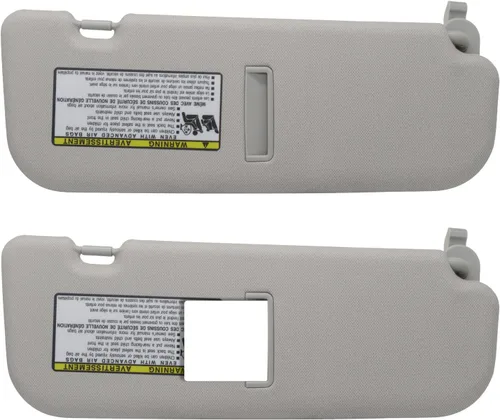 Miniatura 6 de NHILES Visera solar lateral izquierda del conductor y lateral derecho del pasajero de reemplazo compatible con Hyundai Elantra 2011 2012 2013 2014