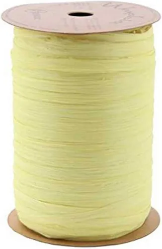 Miniatura 11 de Berwick Offray Cinta de rafia mate de 1/4" de ancho, verde manzana, 100 yardas, 0.276 in