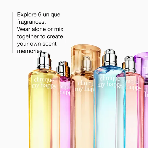 Miniatura 3 de Clinique My Happy Fragrance Spray Cocoa & Cashmere, Baby Bouquet, Cookies & Kisses, Indigo Mist, Lily of the Beach, Peony Picnic Perfumes for