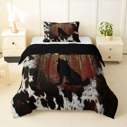 Miniatura 46 de Erosebridal Juego de ropa de cama con diseño de mariposas de dibujos animados, decoración de habitación de niñas, animales salvajes, mariposas rosas