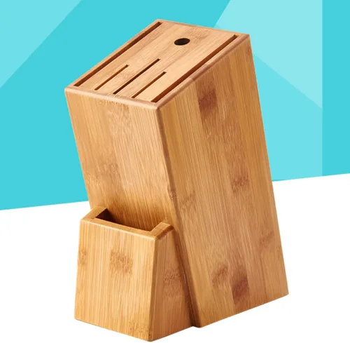 Miniatura 9 de STOBAZA Soporte de bloque de cuchillos para organización de cocina, elegante estante para almacenamiento de cubiertos y utensilios que mantiene tus