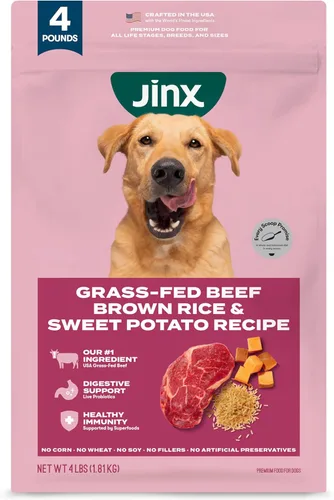 Miniatura 20 de Jinx Comida seca premium para perros de razas pequeñas - Croquetas de salmón real y batata dulce con superalimentos para el apoyo inmunológico