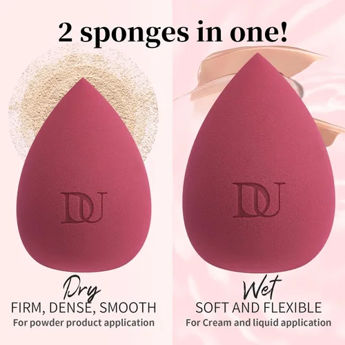 Miniatura 4 de DUcare Esponjas de maquillaje Esponja de maquillaje para mezclar bases líquidas, polvos y cremas