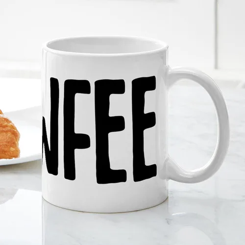 Miniatura 5 de CafePress Cawfee - Taza de café de cerámica (11.0 fl oz)