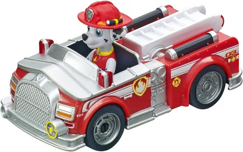 Miniatura 5 de Carrera First Paw Patrol - Pista de Carreras de Autos con Ranura - Incluye 2 Autos: Chase y Marshall - Juego de Carreras para Principiantes a