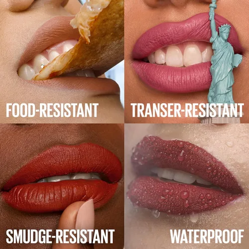Miniatura 6 de Maybelline Super Stay Matte Ink Barra de Labios Líquida Maquillaje, Color de Alto Impacto de Larga Duración, Hasta 16H de Uso, Amazonian, Marrón 70