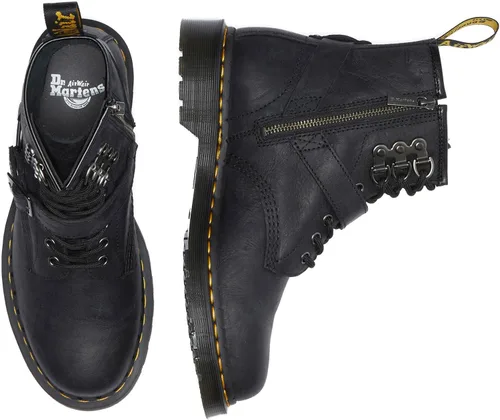 Miniatura 2 de Dr. Martens Botas de cuero con cordones unisex para adultos 1460