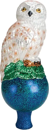 Miniatura 7 de Old World Christmas Santa con Guirnalda de Vidrio Soplado Adorno para Árbol de Navidad, Decoración Navideña Hecha a Mano, Colección Santa