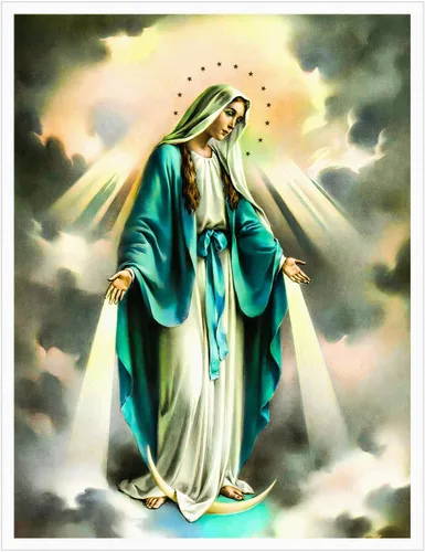 Miniatura 15 de NONBER Póster vintage de la Virgen María, arte religioso, arte católico, arte religioso, lienzo, pintura, pósteres e impresiones artísticas