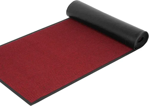 Miniatura 11 de Tapete de 3 x 10 pies para exteriores, alfombra de pasillo comercial, resistente, antideslizante, con parte trasera de goma, impermeable