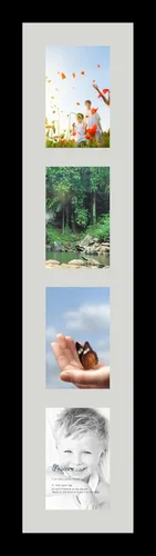 Miniatura 83 de Marco para fotos de ArtToFrames, 4 aberturas de 5′ x 7′ y marco negro satinado, de ArtToFrames, Madera, negro 4 - 8x10 - (2131)