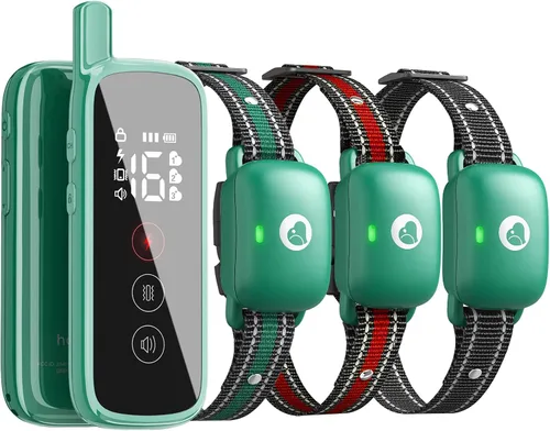 Miniatura 9 de Collar de choque para perro, collar de entrenamiento para perros con control remoto para perros pequeños, medianos y grandes, collar electrónico