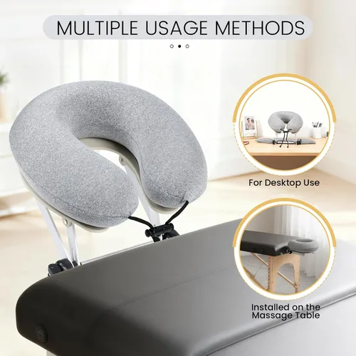Miniatura 5 de TRENDBOX Mesa de masaje, almohada de espuma viscoelástica, almohada de masaje de espuma viscoelástica multifuncional ajustable para oficina, sueño