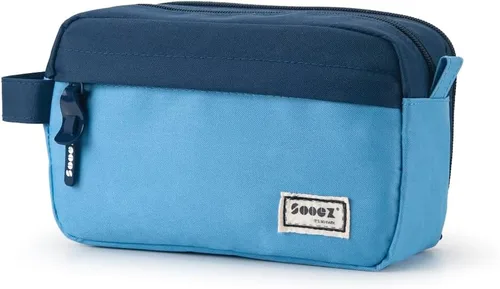 Miniatura 13 de Sooez Estuche para lápices original de alta capacidad, bolsa grande para lápices, estuche organizador para bolígrafos, suministros estéticos