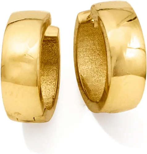 Miniatura 5 de Ross-Simons Pendientes de aro de oro amarillo italiano de 18 quilates