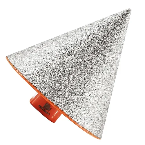 Miniatura 24 de Broca biseladora de diamante, brocas de diamante BRSCHNITT de 3.228 in con rosca 5/8-11 para agrandar, pulir y biselar los agujeros exsit