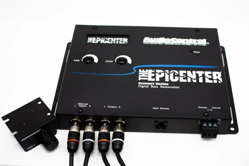 Miniatura 4 de Elite Audio, Kit de cableado de amplificador y combo de epicentro, 2000 vatios de potencia máxima, procesador de graves epicentro con perilla