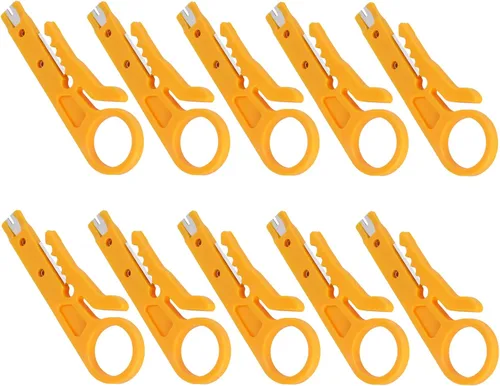 Miniatura 6 de Mini pelacables, pelacables de red, cortador de perforación para cable de alambre de red, pelacables de categoría 5e, necesidades diarias