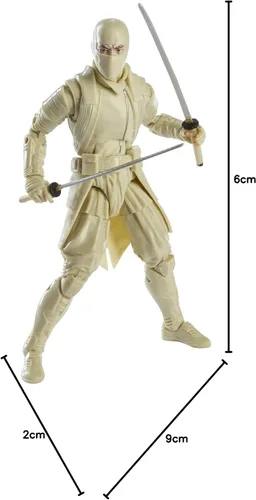 Miniatura 10 de G.I. Joe Serie clasificada Snake Eyes: G.I. Joe Origins Storm Shadow Figura de acción 17, juguete de escala premium de 6 pulgadas con paquete
