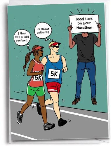Miniatura 19 de Felicitaciones por terminar una tarjeta de felicitación de maratón 26.2 Millas Inspirado en correr
