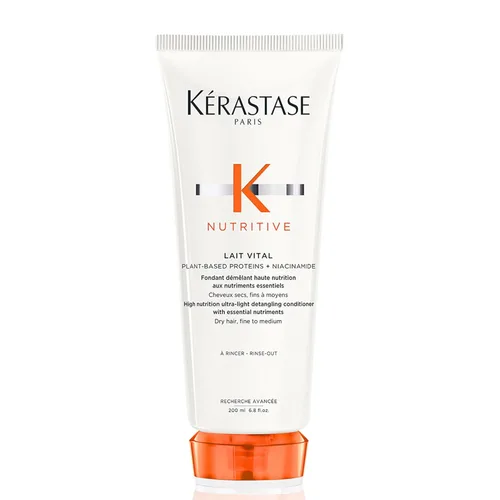 Kérastase Nutritive Lait Vital Acondicionador Hidratante Para Cabello Fino a Medio Seco - Ilumina el Cabello Brillante y Desenreda Fácilmente, Con