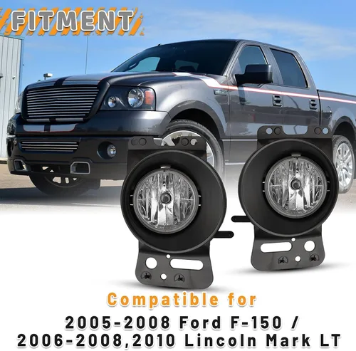 Miniatura 3 de Luces Antiniebla para Ford F-150 2005 2006 2007 2008 F150 Conjunto de lámparas para Lincoln Mark LT 2006-2008/2010 Conductor Pasajero Reemplazo