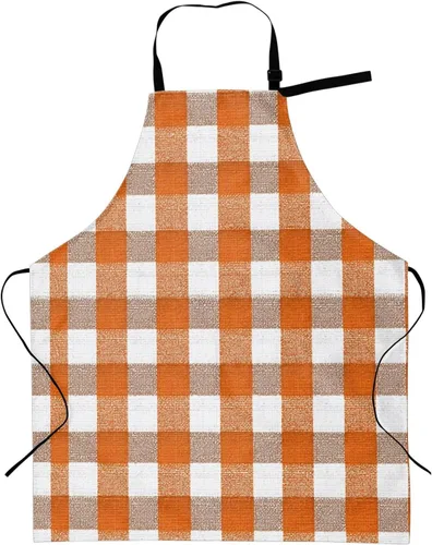 Miniatura 26 de Delantales florales azules para el hogar, 2 bolsillos, 33 x 28 pulgadas, para hombres y mujeres, diseño floral gris, impermeable, para manualidades