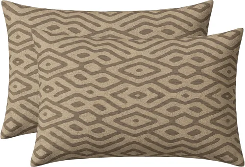 Miniatura 13 de RSH DECOR: Sunbrella - Juego de 4 almohadas lumbares, 20 x 12 pulgadas, tela de rendimiento resistente al agua y a la decoloración, fundas
