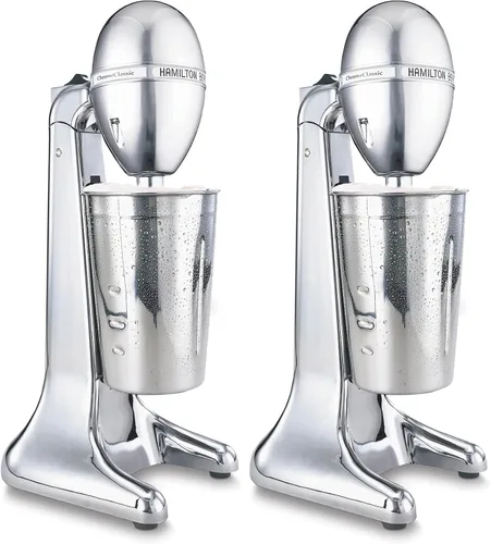 Miniatura 12 de Hamilton Beach DrinkMaster Mezclador Eléctrico de Bebidas, Batidora de Malteadas Retro y Espumador de Leche, 2 Velocidades, Taza Extra Grande