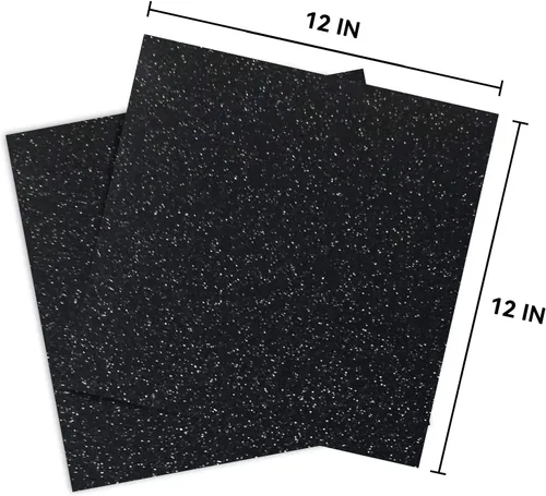 Miniatura 2 de Cartulina negra con purpurina de 12 x 12 pulgadas, papel para Cricut, tarjeta gruesa para hacer tarjetas, álbumes de recortes, manualidades