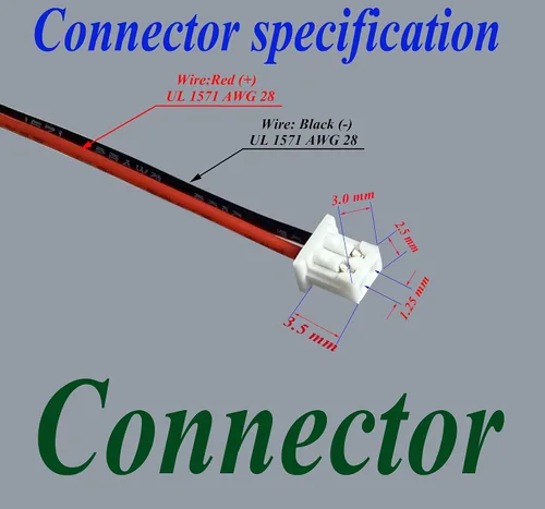 Miniatura 4 de BrightTea 1000mAh 3.7V batería de polímero de iones de litio batería recargable Li-Po