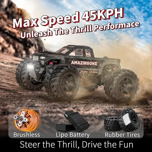 Miniatura 2 de 20208 Coches RC rápidos sin escobillas a escala 1/20 para adultos, Buggy RC monstruo de alta velocidad máxima 45KMH, Camiones RC de hobby 4X4