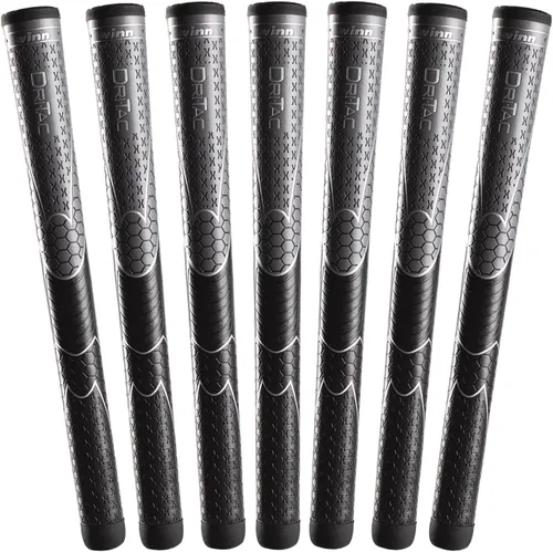 Miniatura 7 de Winn Puños de golf DriTac antideslizantes acolchados, absorben la humedad y absorben los golpes, tecnología AVS, alineación de manos y presión
