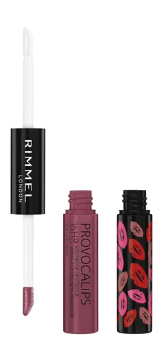 Miniatura 10 de Rimmel London Provocalips 16hr a prueba de besos color labial - Lápiz labial líquido de dos pasos para fijar el color y el brillo - 730 Make Your