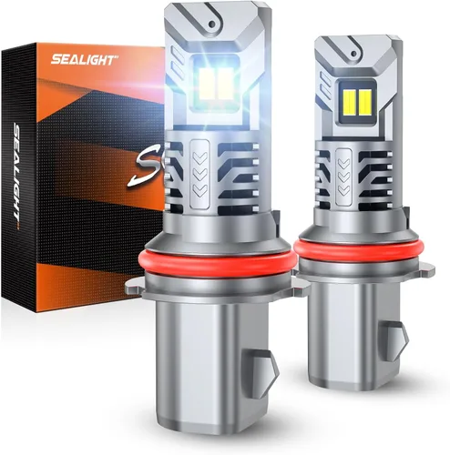 Miniatura 10 de SEALIGHT Bombillas antiniebla H1, 70,000 lm súper brillo 1:1 tamaño mini, luces antiniebla blancas frías de 6500 K, 3 minutos de iluminación