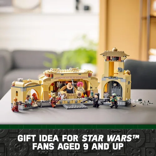 Miniatura 6 de LEGO Star Wars - Habitación del trono de Boba Fett 75326, kit de construcción para niños de 9 años en adelante, con un modelo de palacio construible