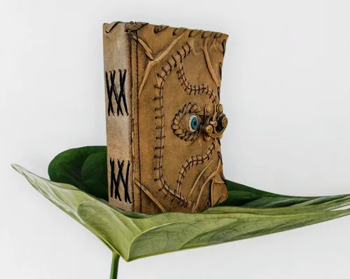 Miniatura 3 de Leather Crafter's Libro de hechizos Hocus Pocus, libro de hechizos, decoración de Halloween, diario de cuero, libro de sombras, regalos de Navidad