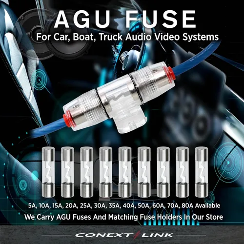 Miniatura 8 de Fusible AGU35-10 Níquel 35 Amp AGU Paquete de 10