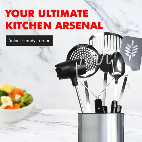 Miniatura 2 de Chef Craft Select - Volteador/Espátula, 10.5 pulgadas, acero inoxidable