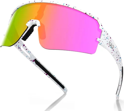 Miniatura 9 de FMY Gafas de sol polarizadas para ciclismo, lentes deportivos con protección UV400, para béisbol, correr, pescar, para hombres, mujeres y jóvenes