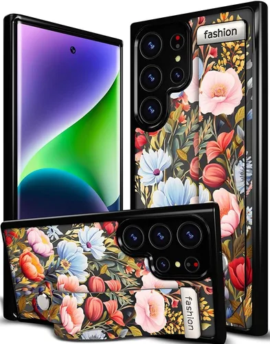 Miniatura 99 de Compatible para Samsung Galaxy S23 Funda Bonita con Correa Soporte Dedo Kickstand, Fundas de Silicona Geniales de Diseñador Funda Cover - Mariposa