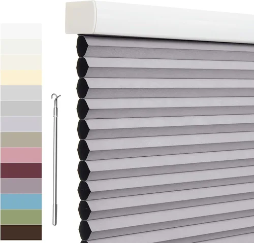 Miniatura 49 de Tonature Persianas Celulares de Tamaño Personalizado para Ventanas Cortinas Blackout sin Cordón Persianas Enrollables Protección UV Aislamiento