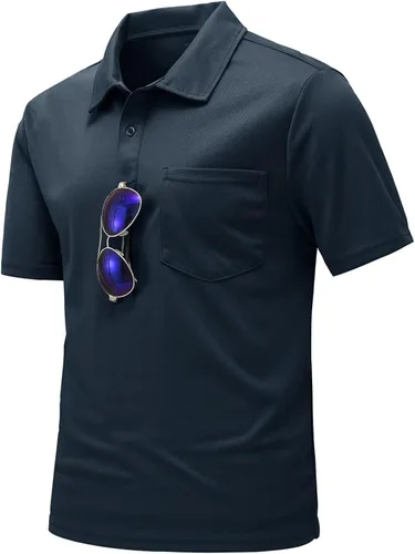 Miniatura 2 de YSENTO Polo para hombre, de manga corta, con cuello y bolsillo