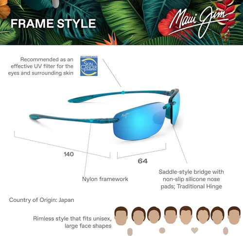 Miniatura 17 de Maui Jim Gafas de sol rectangulares Hookipa