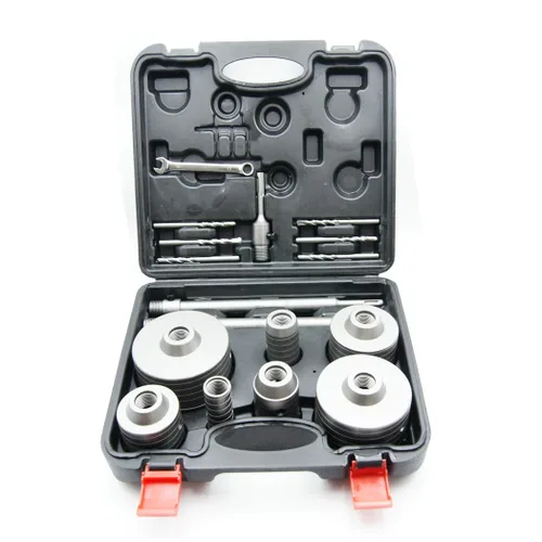 Miniatura 9 de Kit de taladro para hormigón, 11 piezas, cortador de agujeros LAIWEI de 1.181 in, 1.575 in, 2.677 in, 3.150 in, 3.937 in. con 3 brocas SDS y 2