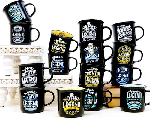 Miniatura 4 de Pavilion Gift Company - Nurse Genuine Legend - Taza de cerámica para fogata de 13 onzas, taza de café de doble cara, 1 unidad, paquete de 1, 3.75 x
