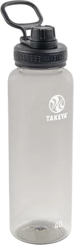 Miniatura 12 de Takeya Tritan - Botella de Agua Deportiva con Tapa de Boquilla - Sin BPA y Apta para Lavavajillas - Botella Reutilizable con Asa en la Tapa - Rosa
