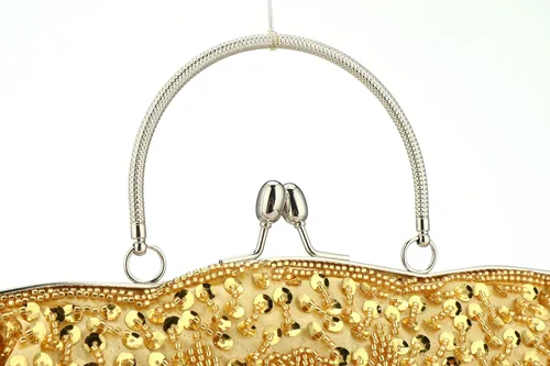 Miniatura 8 de Simcat Bolso de mano grande con cuentas de lentejuelas y flores