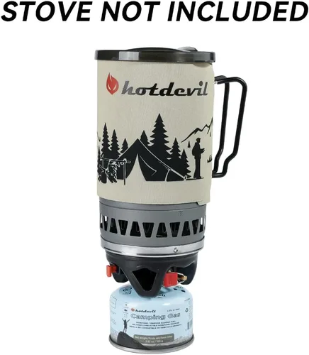 Miniatura 2 de Hotdevil Recipiente de combustible de isobutano de 100 gramos para estufa de camping Recipiente de combustible de butano y propano para camping