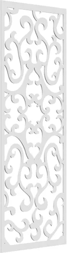 Miniatura 27 de Smithfield Paneles de pared decorativos de madera con calado, 13 3/8 pulgadas de ancho x 34 3/8 pulgadas de alto x 3/8 de alto, roble rojo rojo